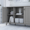 Bush Furniture Salinas Collection Accent Storage Cabinet with Doors Cape Cod Gray - SAS147CG-03