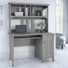 Bush Furniture Salinas Desk and Hutch 48"Cape Cod Gray - MY72308-03