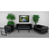 Flash Furniture Hercules Regal Series Contemporary Black LeatherSoft Chair - ZB-REGAL-810-1-CHAIR-BK-GG