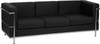 Flash Furniture Hercules Regal Series Contemporary Black LeatherSoft Sofa - ZB-REGAL-810-3-SOFA-BK-GG