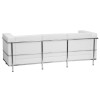 Flash Furniture Hercules Regal Series Contemporary White LeatherSoft Sofa - ZB-REGAL-810-3-SOFA-WH-GG