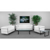 Flash Furniture Hercules Regal Series Contemporary White LeatherSoft Sofa - ZB-REGAL-810-3-SOFA-WH-GG