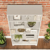 Bush Cabot Collection 5 Shelf Bookcase White - WC31966