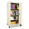 Alera Assembled Mobile Storage Cabinet w/Casters 36w x 24d x 66h, Putty - CM6624PY