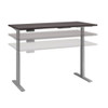 Bush Furniture Move 60 Series 60W x 30D Height Adjustable Table Standing Desk - M6S6030SGSK