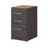 Bush Office 500 16"W File Cabinet Storm Gray - OFF116SGSU