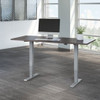 Move 40 Series by Bush Business Furniture 72W x 30D Height Adjustable Standing Desk Storm Gray - M4S7230SGSK