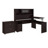 Bush Cabot Collection 72"W L-Shaped Computer Desk w Hutch and Drawers - CAB054EPO