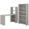 Bush Echo Bookcase Desk with Storage - ECH020GS