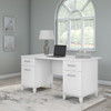 Bush Furniture Somerset 60W Office Desk with Drawers White - WC81928K