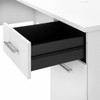 Bush Furniture Somerset 72W L Shaped Desk with Storage White - WC81910K