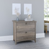 Bush Furniture Salinas Collection Lateral File Cabinet Driftwood Gray - SAF132DG-03