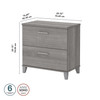 Bush Furniture Somerset 2 Drawer Lateral File Cabinet - WC81280