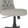 Bush Furniture Fairview Midback Tufted Office Chair Light Gray - FV018LG