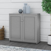 Bush Furniture Fairview 2 Door Storage Cabinet Cape Cod Gray - WC53596-03