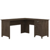Bush Furniture Salinas Collection L-Shaped Desk with Storage Ash Brown - SAD160ABR-03
