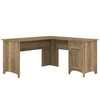 Bush Furniture Salinas Collection L-Shaped Desk with Storage Reclaimed Pine - SAD160RCP-03