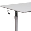 Flash Furniture Sit-to-Stand Gray Desk - NAN-IP-6-1-GG
