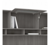 Bush Furniture Cabot Collection 60W L Shaped Computer Desk with Hutch and Tall Storage Cabinet Modern Gray - CAB017MG