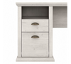 Bush Furniture Yorktown 50W Home Office Desk with Storage in Linen White Oak - WC40423-03