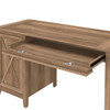 Bush Key West 54W Computer Desk with Storage and 2 Drawer Lateral File Cabinet Reclaimed Pine - KWS008RCP