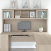 Bush Furniture Somerset 72W Desk Hutch in Sand Oak - WC81111