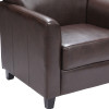 Flash Furniture HERCULES Diplomat Series Brown LeatherSoft Chair- BT-827-1-BN-GG