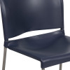 Flash Furniture Full Back Contoured Stack Chair with Sled Base Navy - RUT-238A-NY-GG