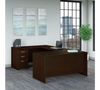 Bush Business Furniture Series C 60W U Shaped Desk with 3 Drawer Mobile File Cabinet in Mocha Cherry - SRC148MRSU