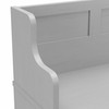 Kathy Ireland Bush Furniture Woodland 40W Entryway Bench Cape Cod Gray - WDL006CG