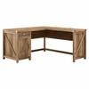 Kathy Ireland Bush Furniture Cottage Grove 60W L Shaped Desk Reclaimed Pine - CGD160RCP-03