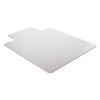 Alera Studded Chair Mat for Flat Pile Carpet 36 x 48 Lipped, Clear - ALEMAT3648CFPL