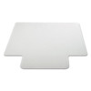 Alera Studded Chair Mat for Flat Pile Carpet 36 x 48 Lipped, Clear - ALEMAT3648CFPL