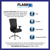 Flash Furniture HERCULES Series 24/7 Intensive Use Black LeatherSoft Multifunction Ergonomic Office Chair - GO-WY-85H-1-GG
