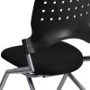 Flash Furniture Galaxy Mobile Nesting Chair with Black Fabric Seat - WL-A224V-GG