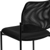 Flash Furniture Comfort Black Mesh Stackable Steel Side Chair - GO-515-2-GG
