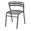 Safco CoGo Steel Stacking Chair in Black (Set of 2) - 4360BL