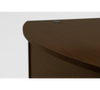 Bush Series C 72W x 36D Left Hand Bowfront U Station Desk Shell & Lateral File - SRE096MRSU