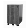 Mayline Medina Executive L-Shaped 72" Package Gray Steel - MNT99-LGS