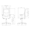 Eurotech by Raynor Apollo High-Back Multi-Function Mesh Back Chair with Headrest - MFHB9SL-HRAP99