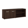 Bush Furniture Low Wall Storage Cabinet Black Walnut - SCS160BW