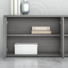 Bush Furniture Low Wall Storage Cabinet Platinum Gray - SCS160PG