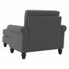 Bush Furniture Chaise Lounge with Arms Charcoal Gray - CVM41BCGH-03K