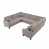 Bush Furniture 125W U Shaped Sectional Couch - SNY123S