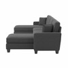 Bush Furniture 131W Sectional Couch with Double Chaise Lounge - SNY130S