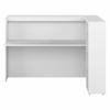 Bush Furniture 72W Privacy Desk with Shelves - SCD572WHK