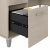 Bush Furniture 60W L Desk w Hutch and Lateral File - SET008SO