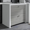 Bush Echo 2-Drawer Lateral File 30" Pure White/Modern Gray -   KI60502-03