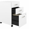 Bush Furniture 60W Computer Desk with 3 Drawer Mobile File Cabinet - STA002WHSU