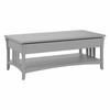 Bush Furniture Salinas Lift Top Coffee Table Desk Cape Cod Gray - SAT348CG-03